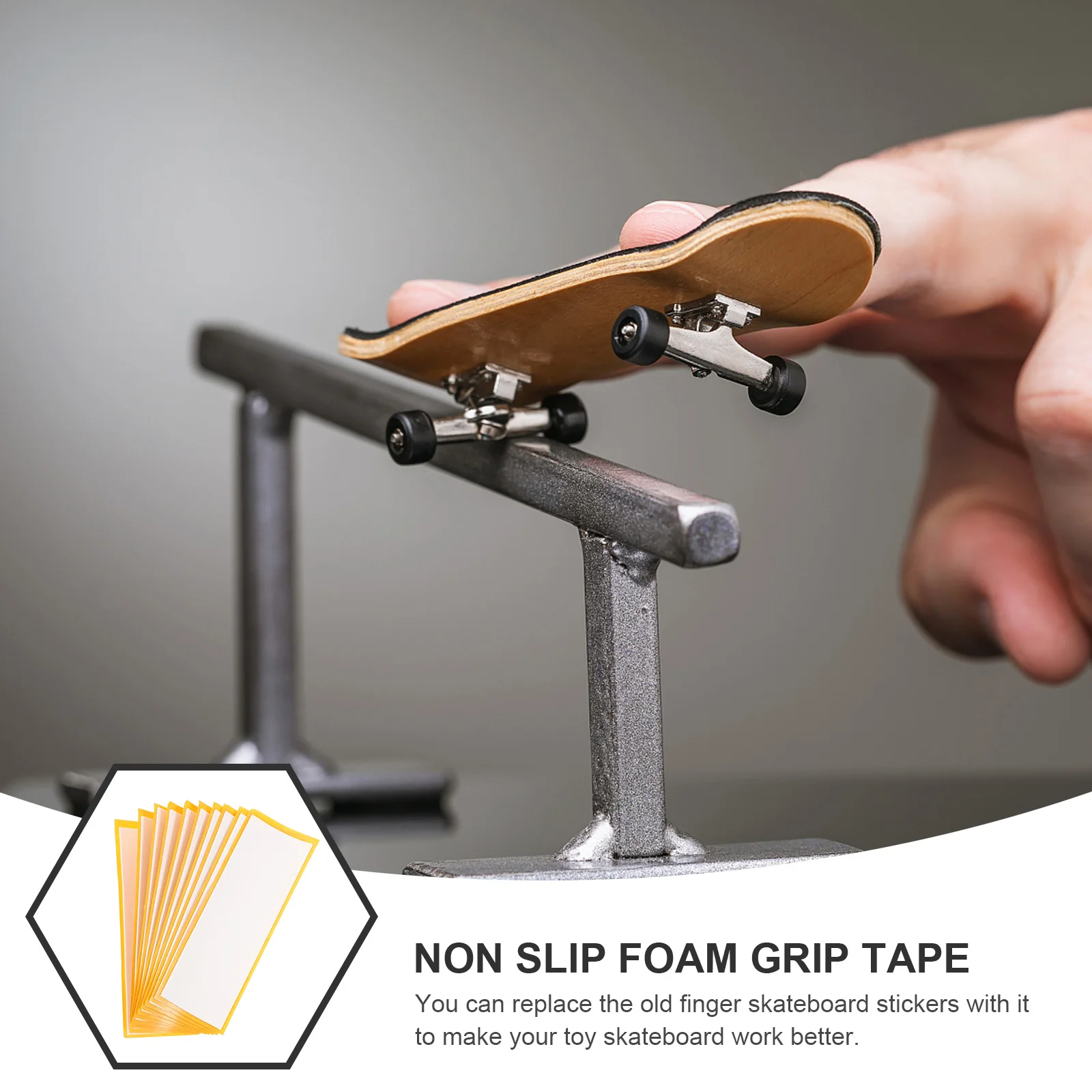 10 szt. Pianka do Fingerboardów Naklejka Piankowa Antypoślizgowa Taśma Grip Tape Akcesoria do Rowerów Zabawek