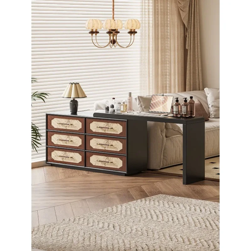 Valley and medieval dresser master design bamboo leaf element makeup table household bedroom bedside premium dressing table