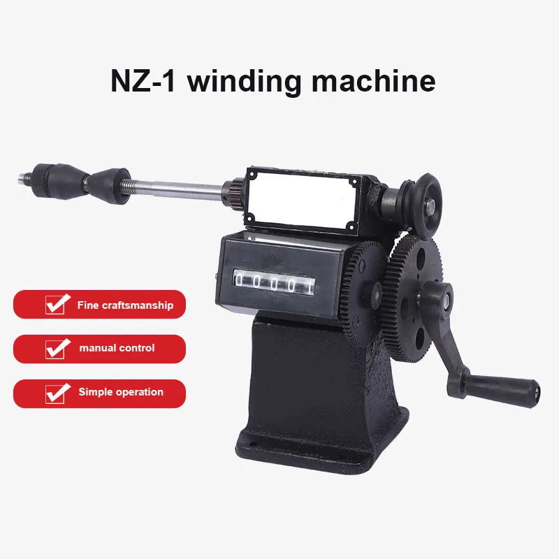 

NZ-1 Winding Tool Hand Winding Machine Small Winding Coil Mechanical Manual Dual-Purpose Hand Coil Counting Winder Machine