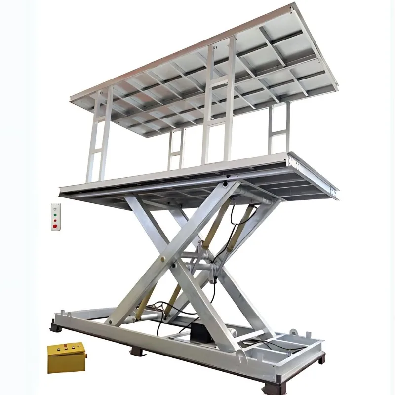 Scissor car lift, lifting platform Electric garage dedicated double countertop lift