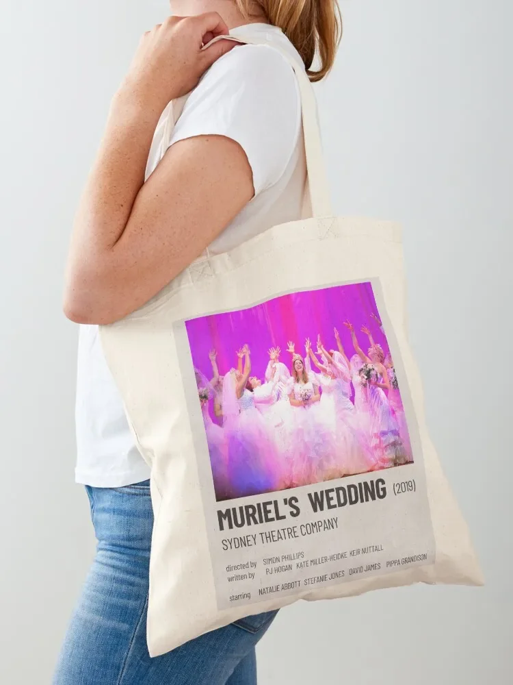 Muriel's Wedding (Minimalist Poster) Tote Bag eco bag folding Women's beach bags Shopper handbag Tote Bag