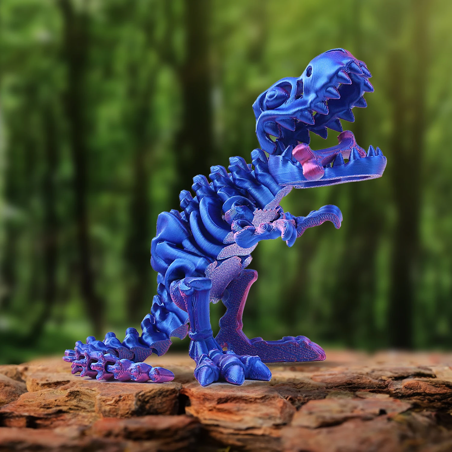 Impresión 3D de articulaciones corporales de tiburón y dinosaurio con Formas móviles, juguetes oscilantes libres, regalos decorativos, animales nuevos y únicos