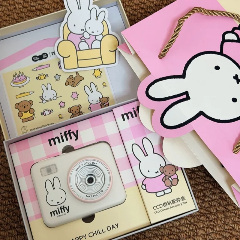 

Miffy Kids Ccd Digital Camera Hd Photo Video Recorder Cute Cartoon Mini Camera Birthday Gift For Little Young Girls Cute Toys