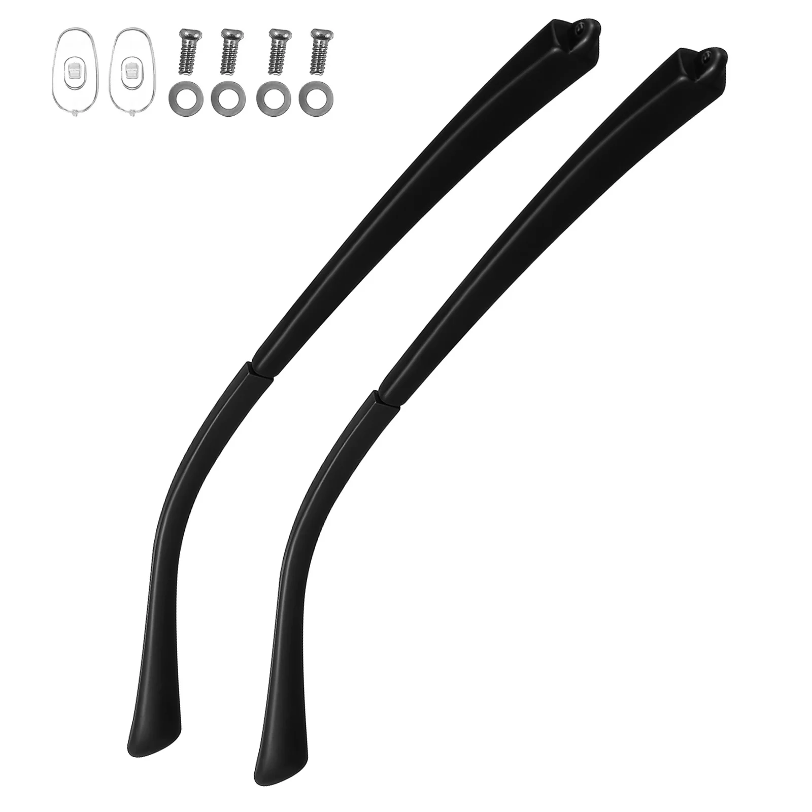 1Set Eyeglass Arm Legs Replacement Universal Glasses Temple Replacement Nonslip Lightweight Comfortable Eyeglasses Repair Kit