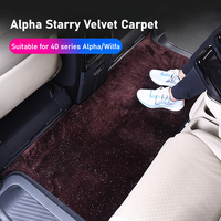 2008 -2025 Alphard Middle Row Starry Floor Mats + 40 Series Crown/Vellfire Wool Carpet Set - Premium Front Row Driver