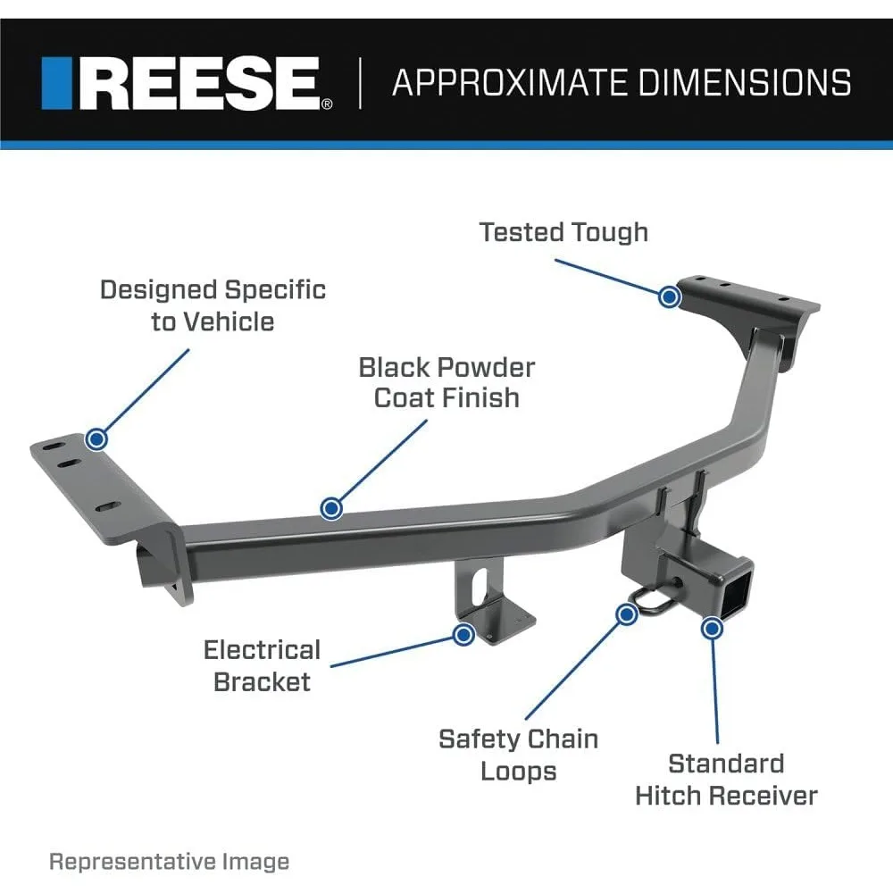 Receptor de engate de reboque de 2 polegadas para selecione modelos Ford F-150