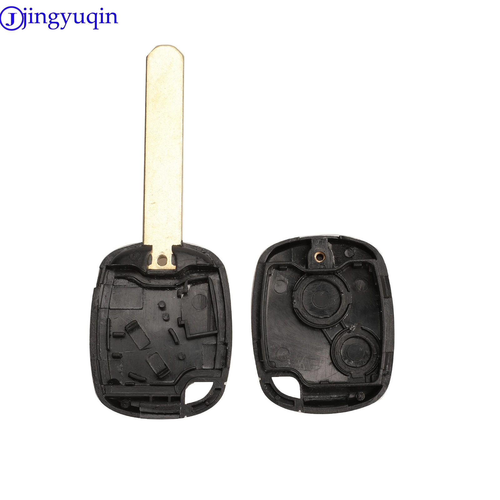 jingyuqin 1 Buttons Remote Blank Car Key Shell Case Cover Fob For Honda Odyssey Uncut Blade