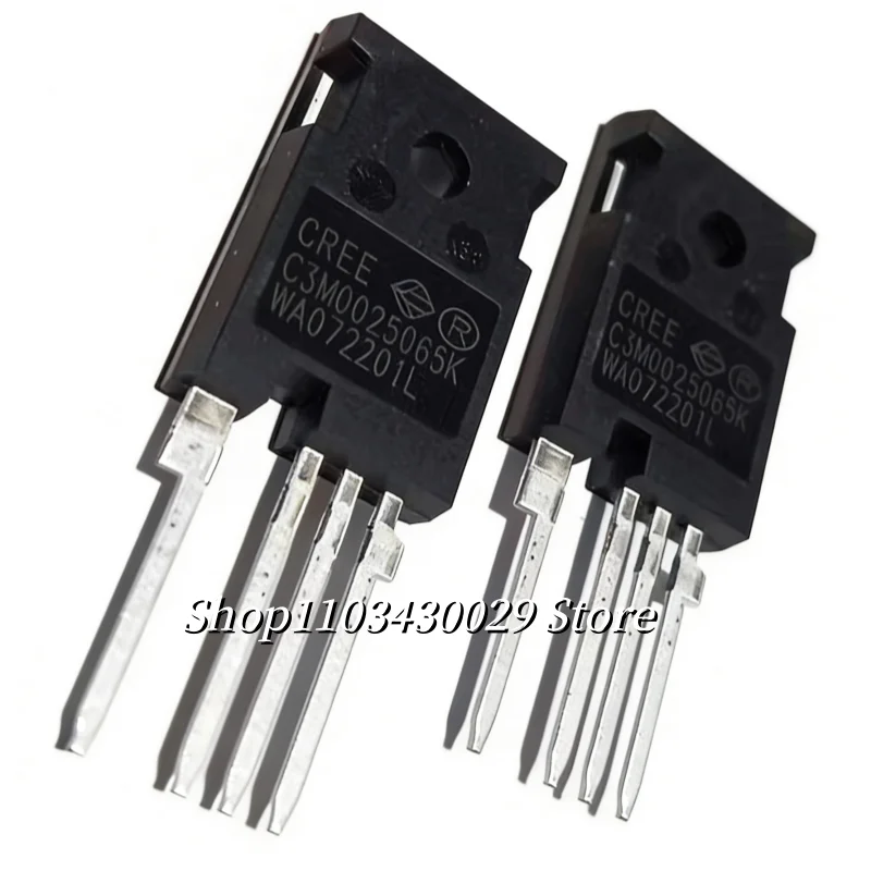 5Pcs New original C3M0025065K TO-247-4 97A 650V N-channel power silicon carbide (SiC) MOSFET