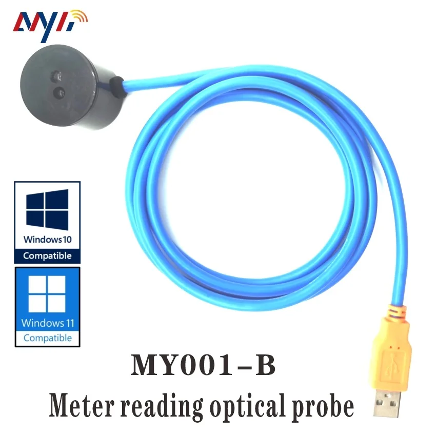 Win7/8/10/11 adaptador óptico infrarrojo USB a IR para medidor de energía IEC1107 DLMS kWh, medidor de Gas, lectura de medidor de agua