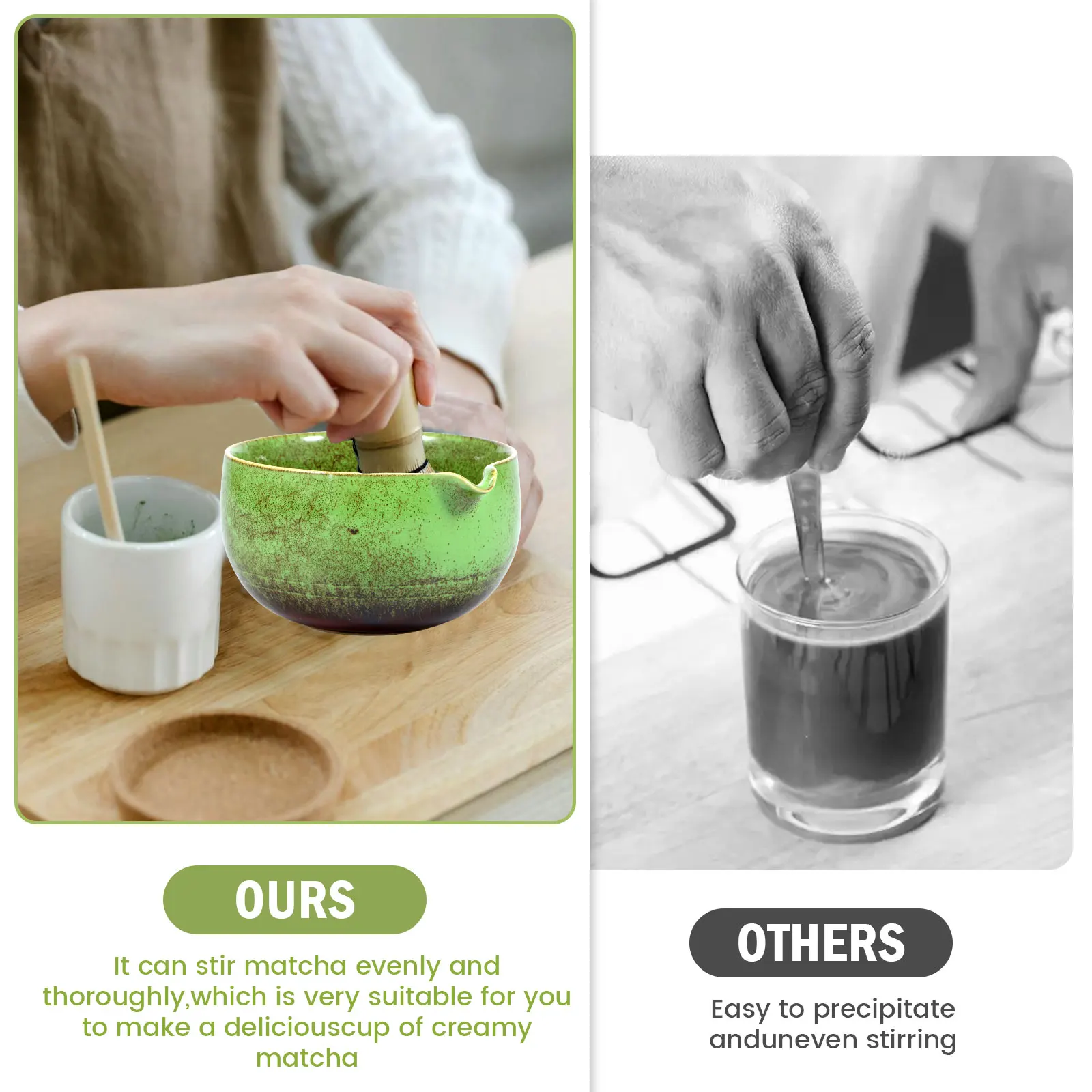 4pcs Matcha Whisk Set Elegant Japanese Matcha Tea Set Reusable Ceramic Matcha Making Kit Matcha Whisk For Tea Lovers