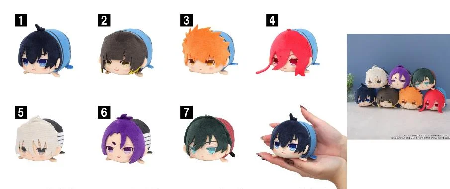 

Japan Movic Goods Blue Lock Boogie Plush Doll Magnetic Attrached