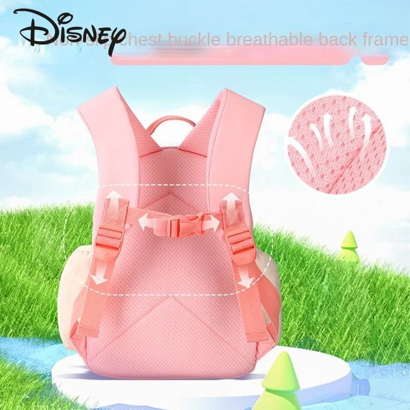 Disney New Girls' Backpack Fashion High Quality Children's Backpack Cartoon Small Fresh Versatile Lightweight Toy Storage Bag