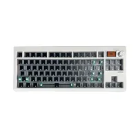 ZUOYA GMK87 Mechanical keyboard kit hot-swappable Bluetooth 2.4G Wireless RGB Backlit Gasket Structure Support for VIA