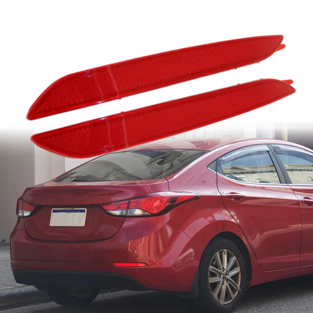 

2 шт. для Hyundai Elantra 2014 2015 2 шт. левый и правый отражатель заднего бампера 924063X200 92405-3X200 924053X200 HY1185114