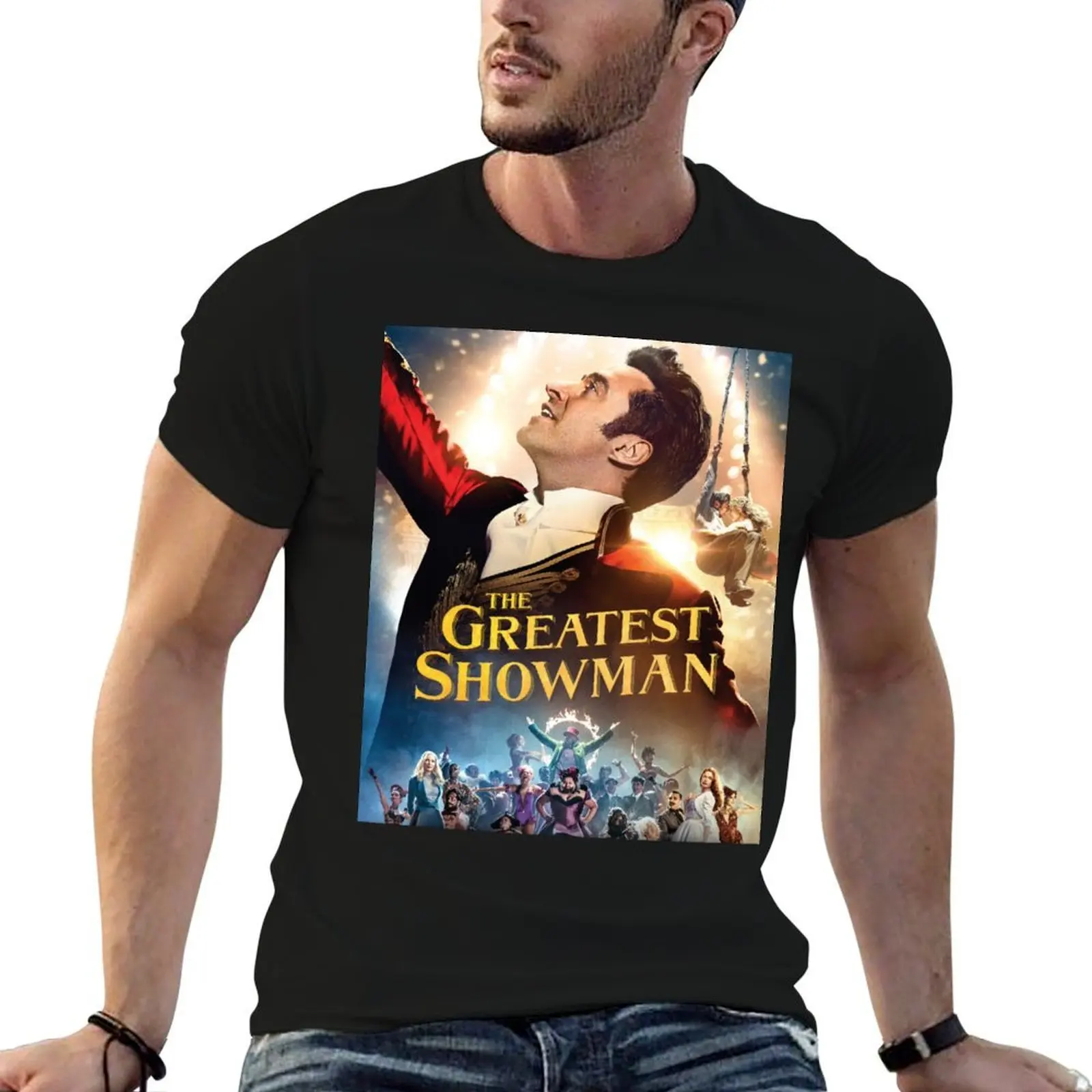 

hugh the greatest showman jackman tour 2020 duaempat Unisex T-Shirt man t shirt cotton high quality t shirt man plain T-Shirt