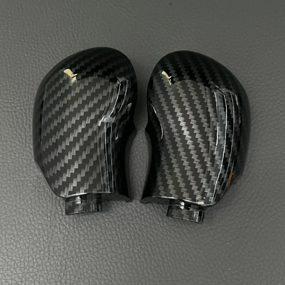 Para Skoda Octavia Superb Fabia Yeti Interior de cuero DSG perilla de palanca de cambios cubierta lateral piezas Accesorios