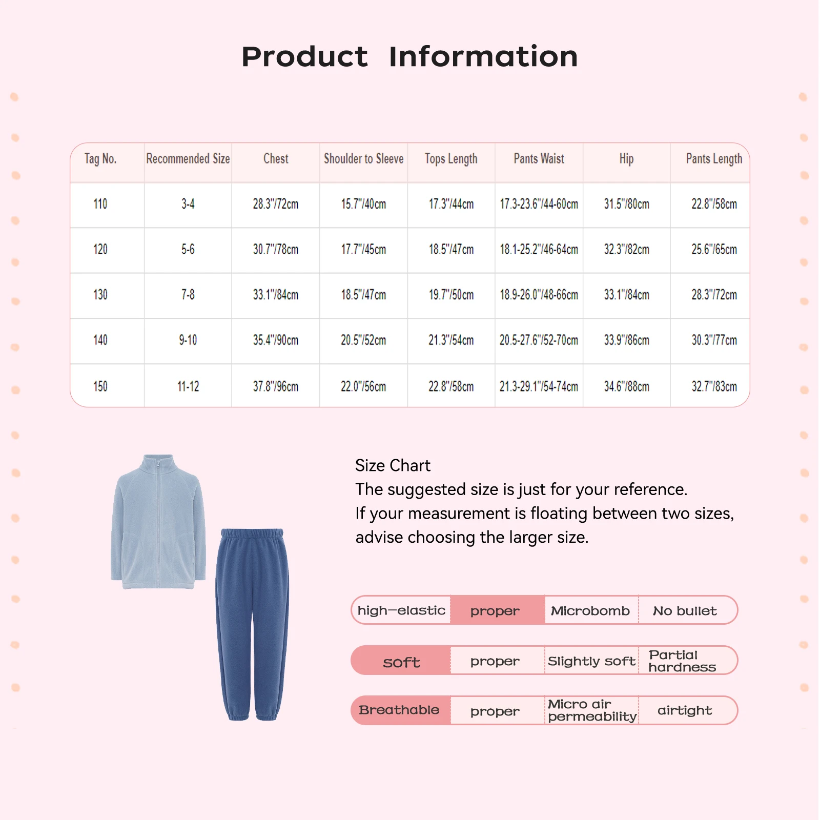 2 pçs crianças meninas agasalho de lã quente inverno gola manga longa bolsos jaqueta com zíper casaco com cintura elástica calças