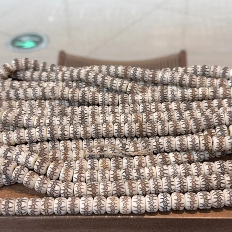 

Тибетский стиль, коровья кость, полуфабрикат, аксессуары ручной работы, браслет Wenwan, ожерелье, бусины-разделители