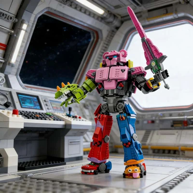 

2503 шт., строительный блок «Капитан меха», модель робота, строительный блок в сборе, детские рождественские игрушки, подарки на день рождения