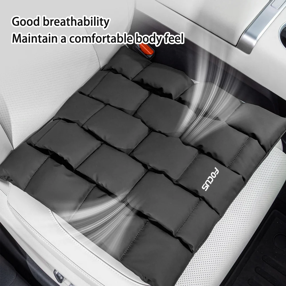 Anti-Stain Car Seat Cushion Soft Breathable Square Passenger Seat Cover Pad Comfort Auto Chair Mat for Ford Focus ST Mk2 Mk3 Mk4
