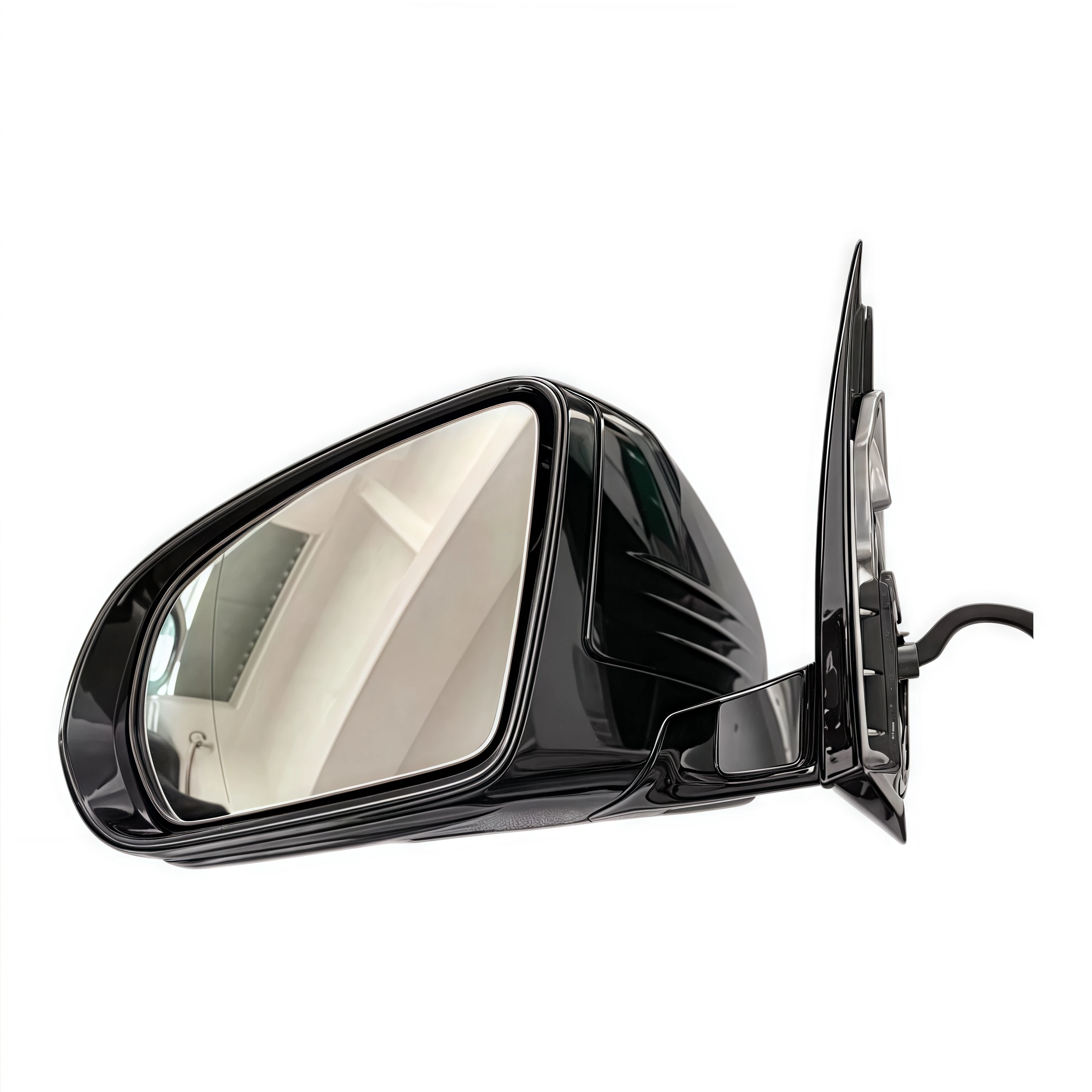 For Benz W222 S400 S550 S600 S650 S63 AMG 2014 2015 2016 2017 2018 2019 2020 Left Side 10 Pins Black Painted Auto Fold Mirror
