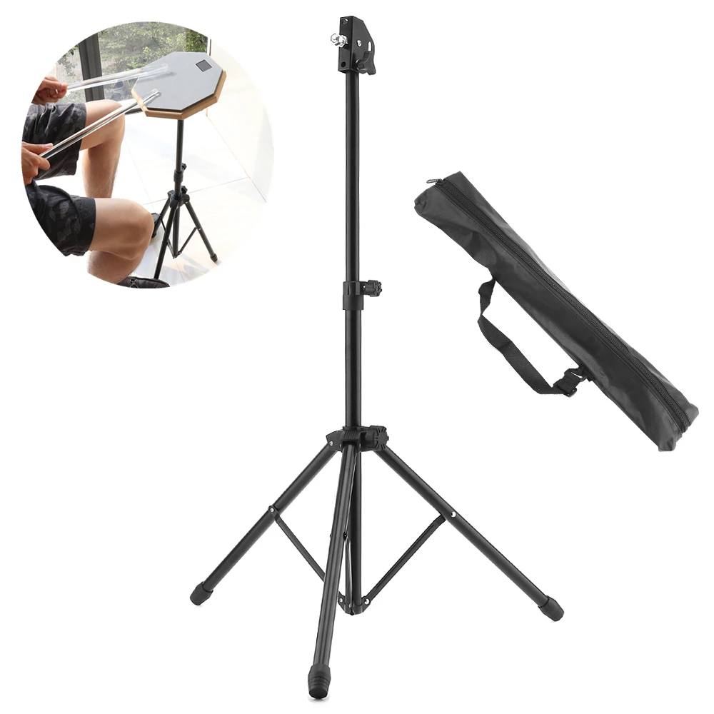 

Full Metal Drum Stand Support Aluminum Alloy Adjustment Foldable Floor Drum Holder with Carry Bag for Jazz Snare Dumb Drum