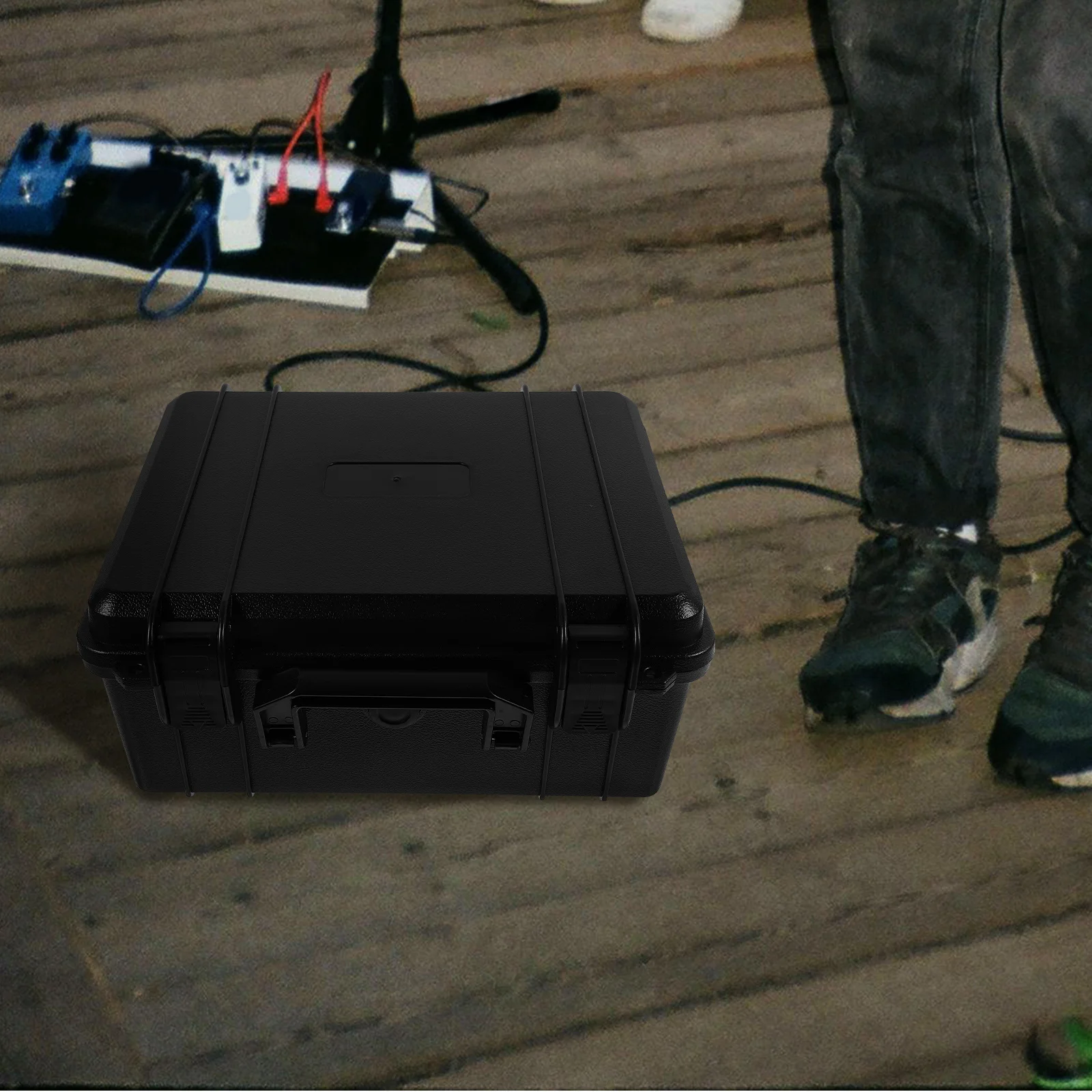 Plastic Box Multifunctional Lightweight Durable Case Electrician Handheld Organizer Portable Travel Suitcase Mini Tool Storage