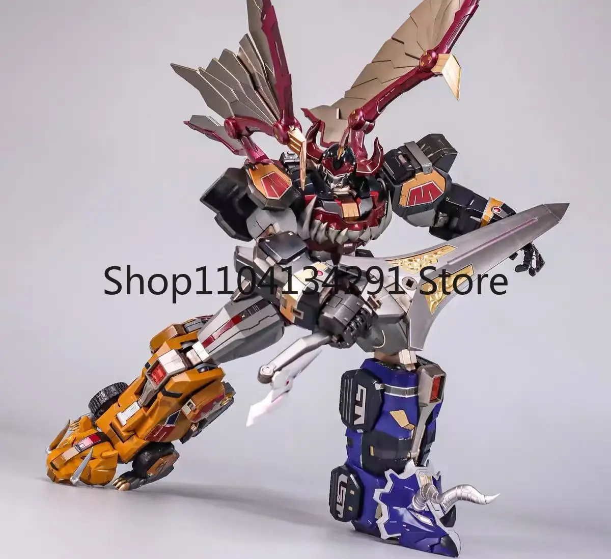 Originale ZL-01 Flame Beast Lega Trasformabile Giocattolo Robot Guerriero Action Figure Modello da Collezione Giocattolo Regalo di Compleanno