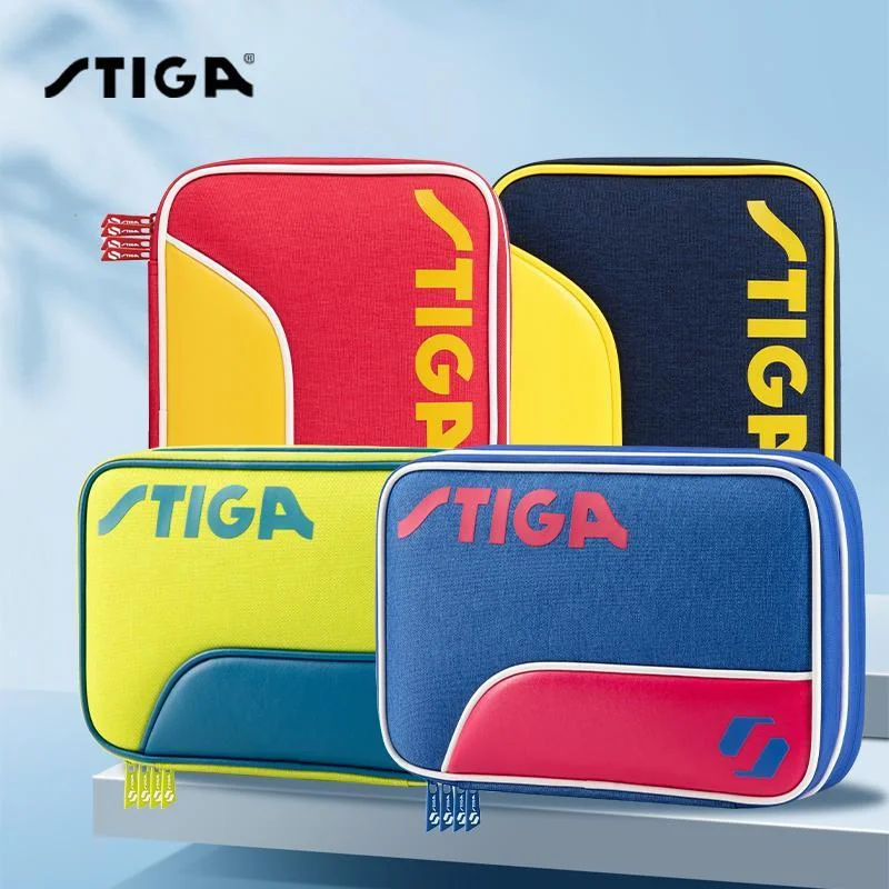 STIGA Table Tennis Racket Case Racket Protective Cover Double-layer Gourd Bag Horizontal And Straight Board Universal