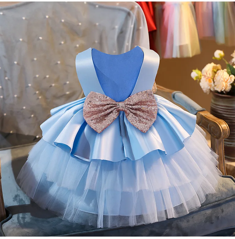 فستان أنيق للحفلات للأطفال للفتيات في عيد الميلاد والعام الجديد فساتين الأميرة توتو للأطفال لحفلات الزفاف والسهرات وأعياد الميلاد