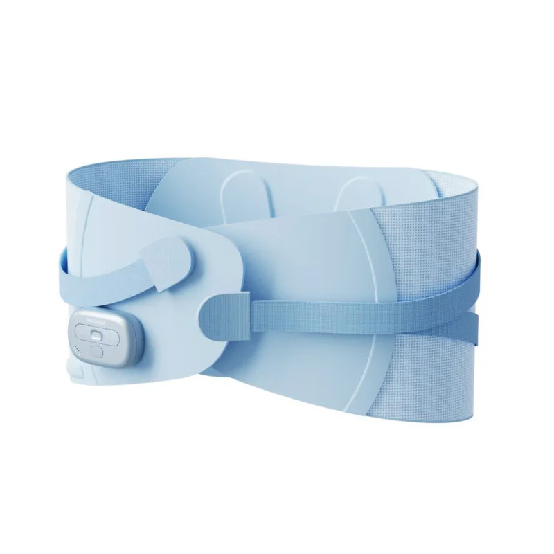 Waist Pain Relief! EMS Pulse Waist Belt - Heating + Vibration, Adjustable Support for Back