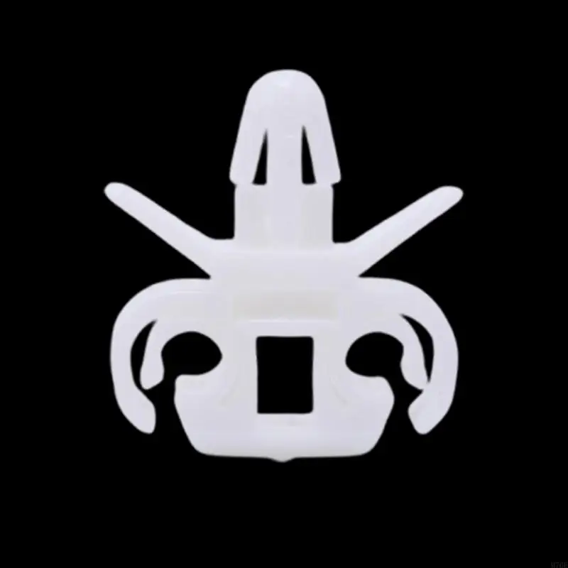 M76E Replacement Brake Line Retainers, Black Plastic Clip Set, 10 Pack