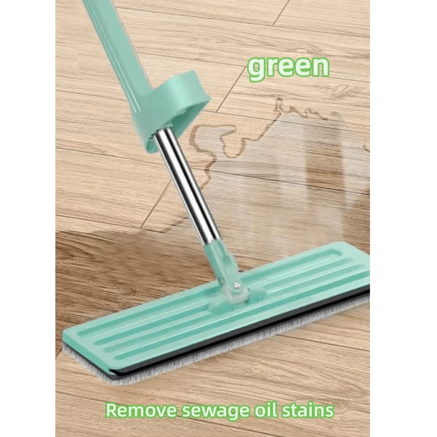 Household Cleaning Mop With Washable Mop Pad Lazy Mop Tool Wet And Dry Dual-use Flat Tile Floor Without Dead Corners And Gaps