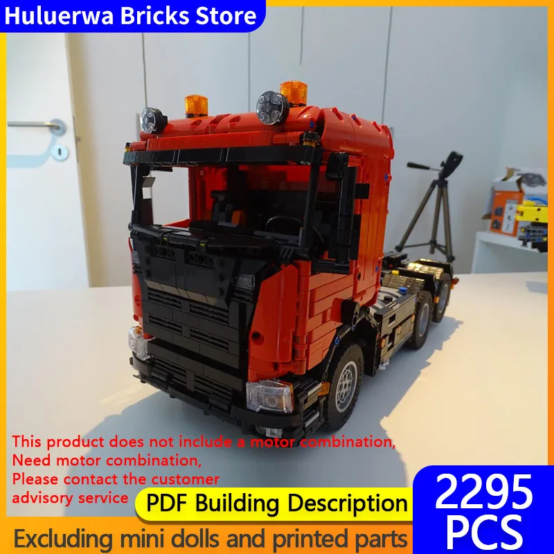 

Speed Racing Car Model MOC Building Bricks R660 6x2 Heavy Truck Modular Technology Children Holiday Gifts Assemble Toys Suit