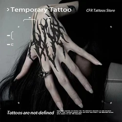 Fake Tattoo for Women Men Fashion Hotwife Temporary Tattoos Arm Waterproof Dark Mutant Spider Herbal Juice Sticker Punk Y2K Gift