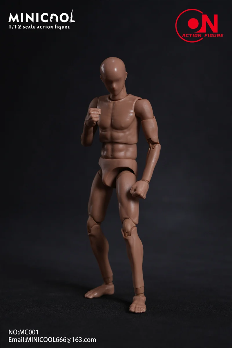 شكل حركة جسم مشترك صغير رائع للرجال فائق المرونة ، جسم مفصلي ، 6 "، 6" ، متوفر #6