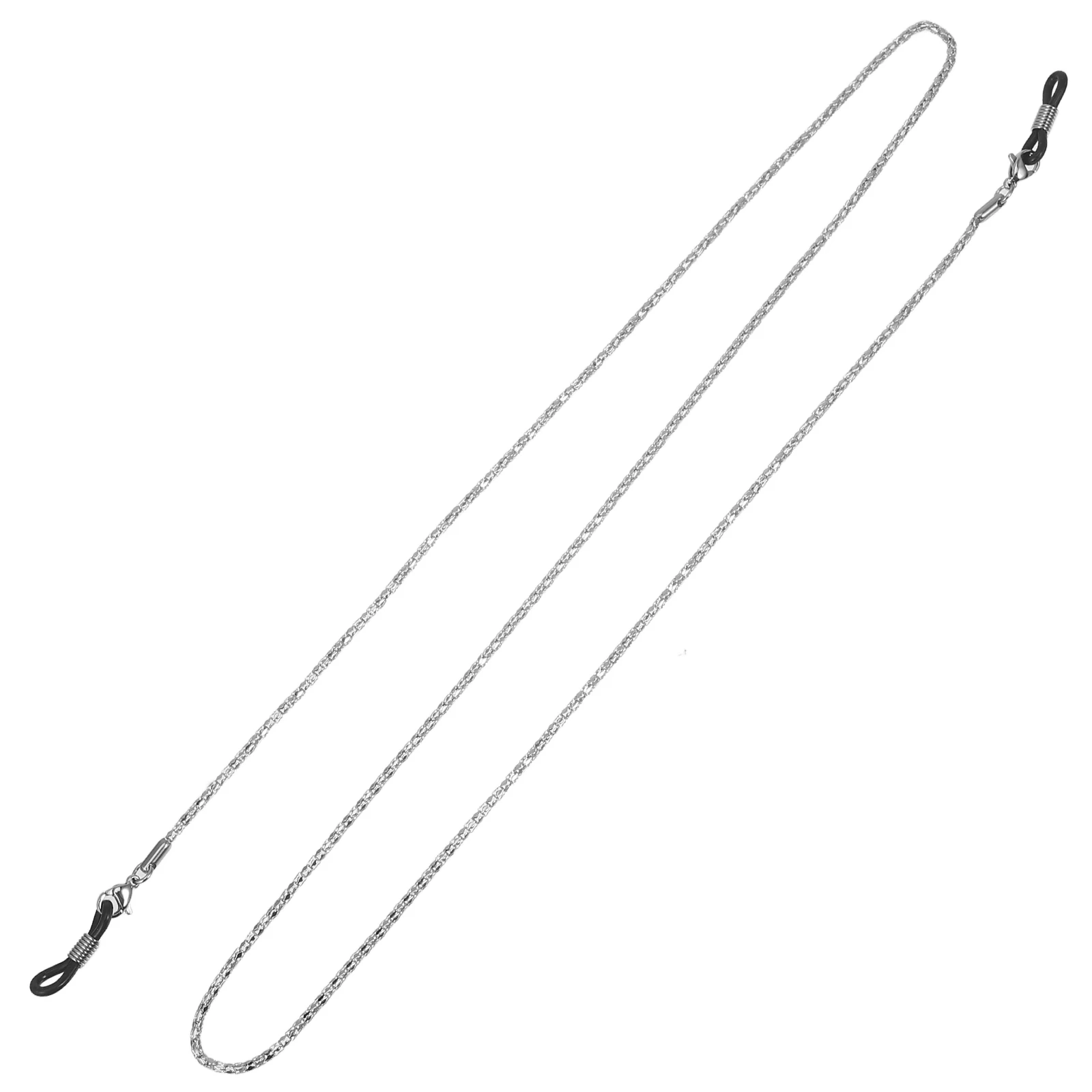 

Stainless Steel Snake Chain Eyeglass Holder Adjustable Silver Ends Glasses Rope Connector Non Fall Off Vintage Accessories