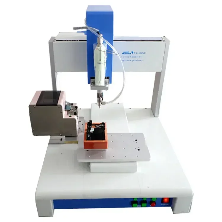 XY-300SC High-speed Automatic Locking Screw Machine, three-axis Automatic Desktop Robot Screw Machine, screw tighten machine