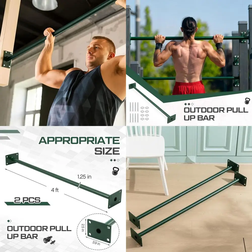 

2 шт. Усиленные уличные турники для подтягиваний, турники для силовых тренировок, для домашних спортзалов, для тренировки всего тела, выдерживают нагрузку до 200 кг, Ins