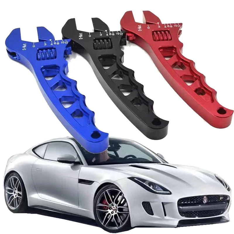 

Инструменты для разборки автомобилей, регулируемый алюминиевый гаечный ключ, инструменты для ремонта автомобильных деталей AN3-AN12, модифицированные аксессуары для автомобилей