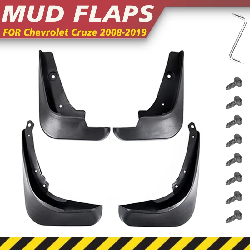 

Mudguards For Chevrolet Cruze 2008-2019 J300 2009 Splash Mudflaps Fender Flares Mud Flap Splash Guards Wheel Parts Accessorie