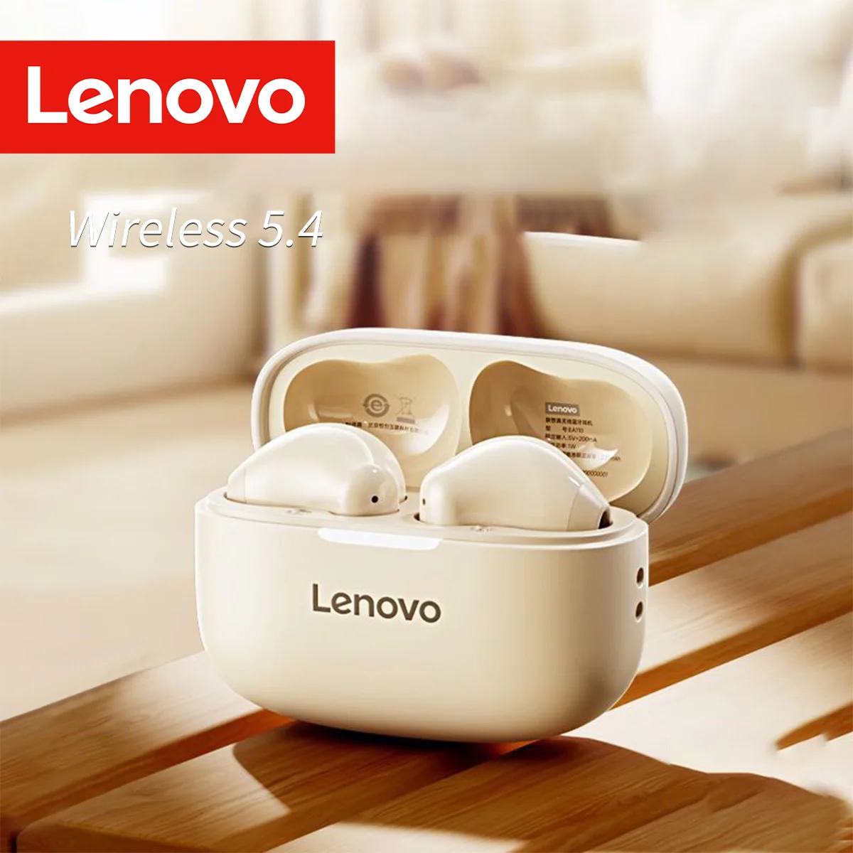 Lenovo EA110 Bluetooth Wireless Earphone ENC High-Definition In Ear Call Headphones Noise Reduction Game HD Voice Sport Earbuds