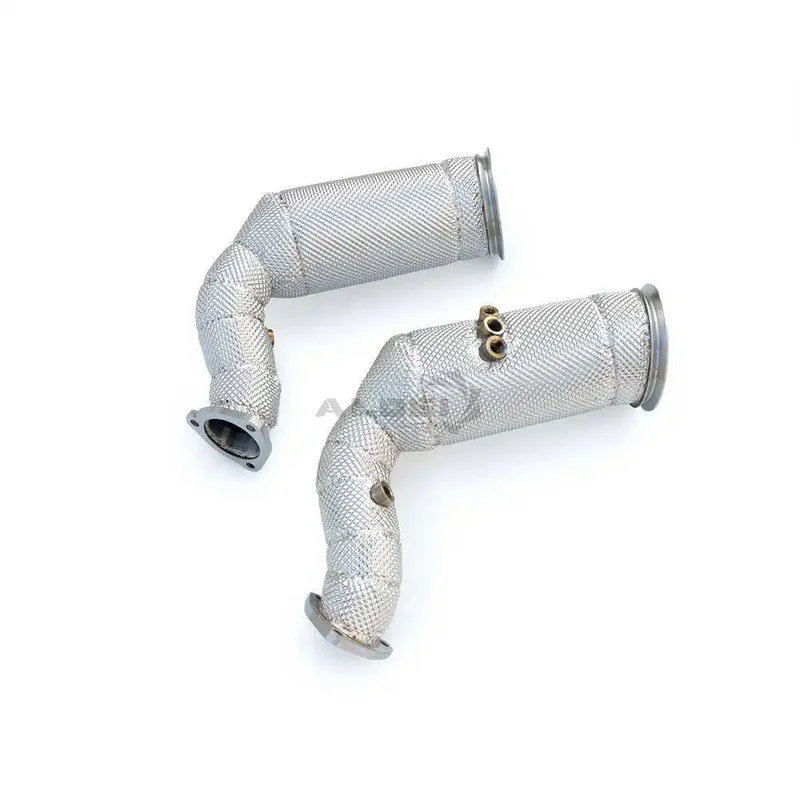 SS304 Thermal Insulated Performance Downpipe for Lamborghini URUS 2020-2024 4.0T V8 High Flow Header Exhaust Pipe Upgrade Parts