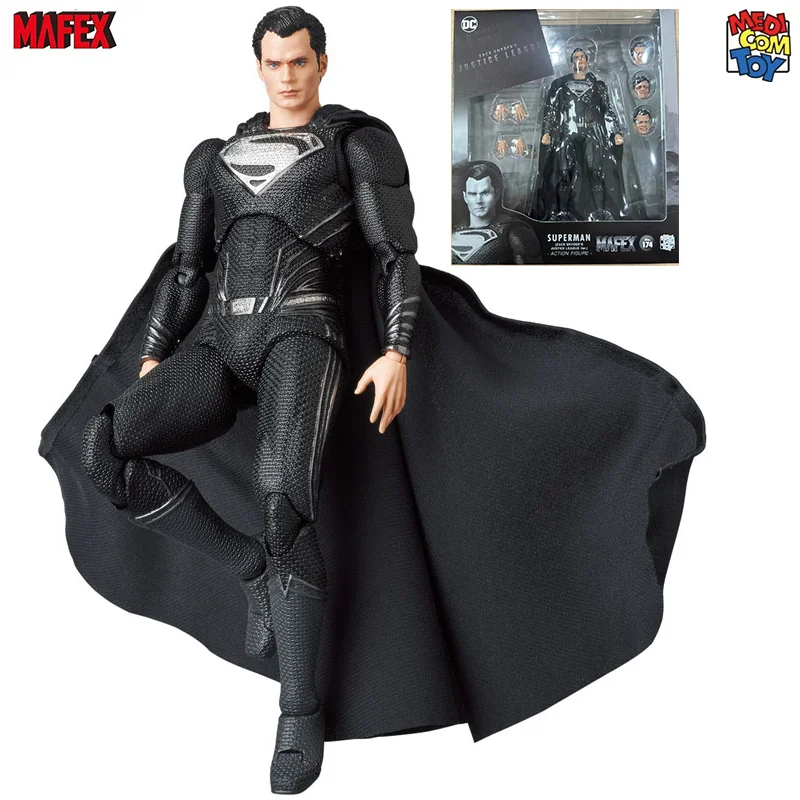 Original Mafex 174 SUPERMAN ZACK SNYDER'S JUSTICE LEAGUE Ver In Stock Anime Collection Figures Model Toys