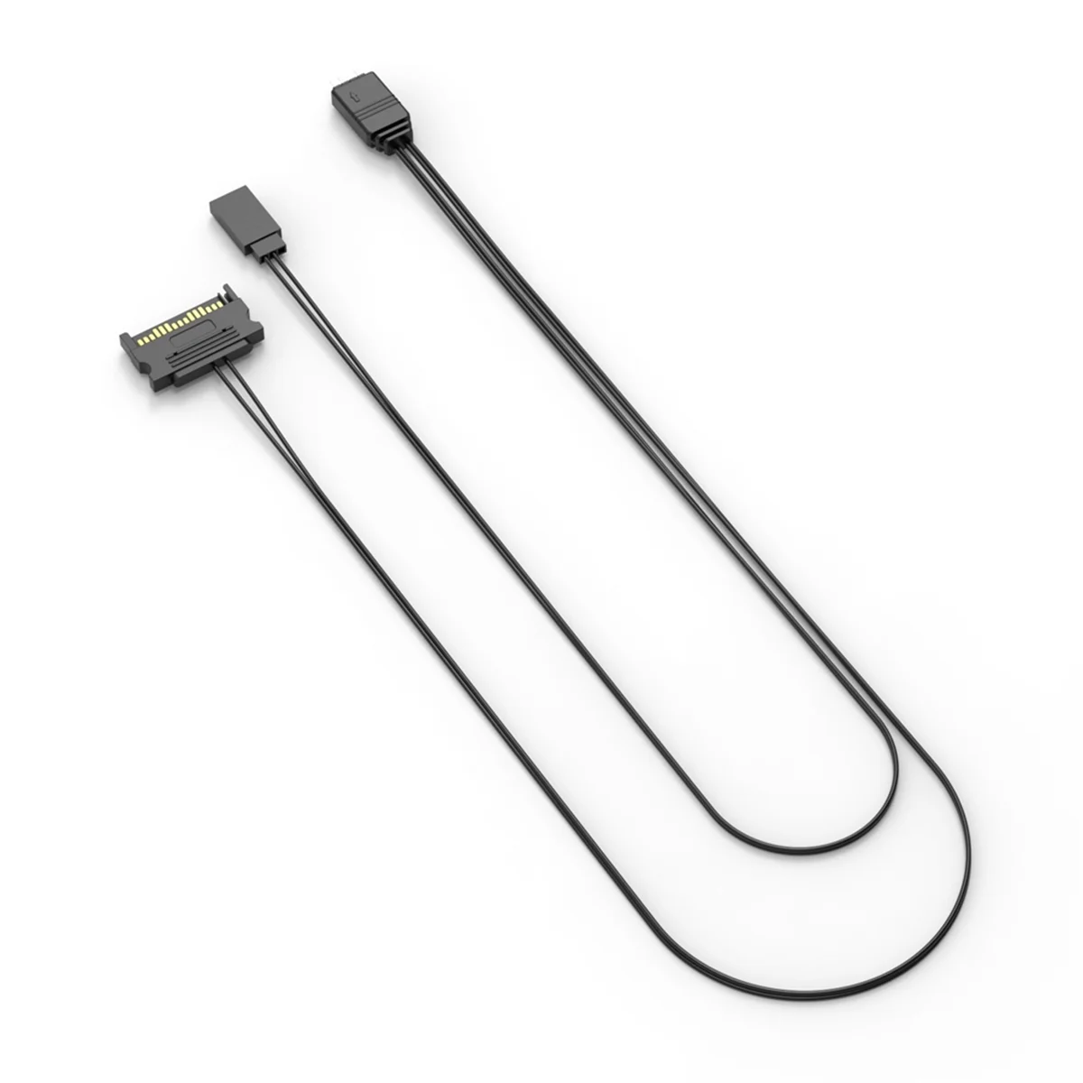 AD11 Компьютерный контроллер ARGB Корпус ПК RESET Control Sata to ARGB Кабель питания сброса ПК 5 В 3-контактный контроллер освещения Черный