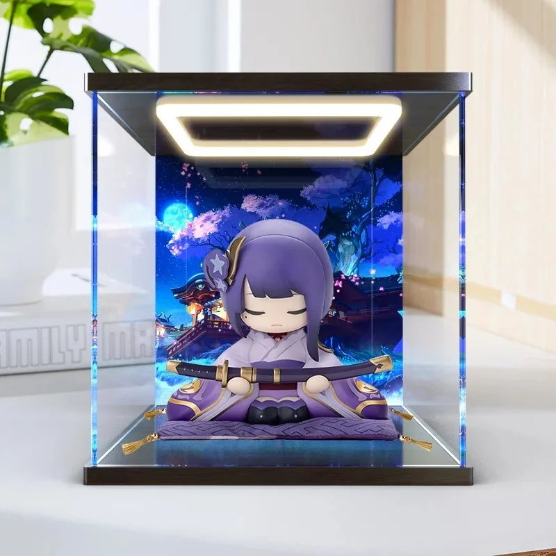 Genshin Impact Action Figure Beelzebul Statue of Her Excellency the Almighty Narukami Ogosho God of Thunder Cute Table Ornament