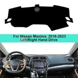 Car Dashboard Cover Carpet Dash Mat For Nissan Maxima 2016 - 2023 Auto Sun Shade DashMat Anti-UV Anti-sun Rug Pad Cushion