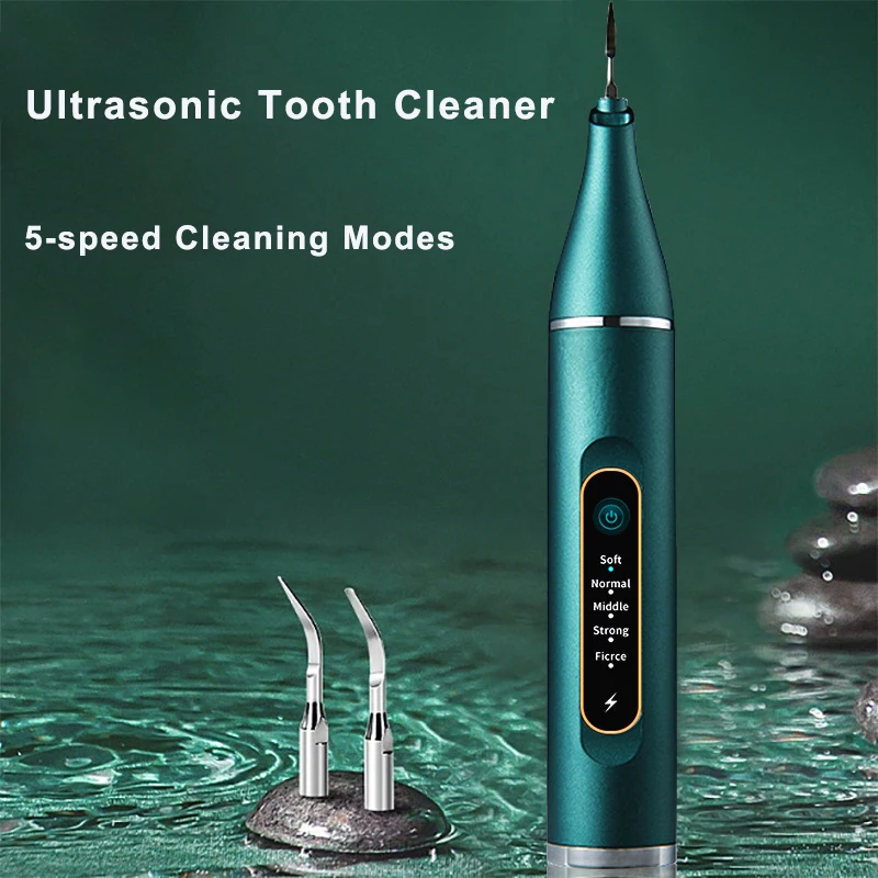 5-speed Ultrasonic Dental Scaler for Teeth Electic Sonic Tooth Cleaner Dental Calculus Removal Ultrasound Tartar Stone Remover