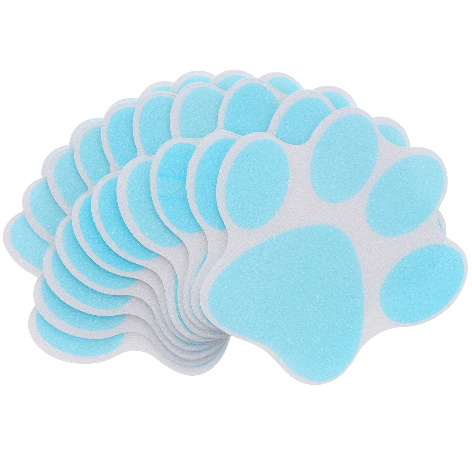 10 Pcs Footprint Anti-slip Stickers Tub Grips Non Bath Toys Pedal Shower Peva Floor Baby Kids Hangers