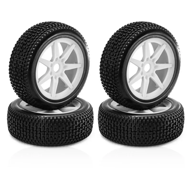 4pcs 117mm 1/7 1/8 RC Off-Road Buggy Tires Wheel 17mm for ARRMA Typhon Talion Redcat Team Losi Kyosho HPI WR8 HSP RC Car